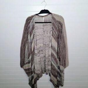 Free People Multicolor Striped Cardigan